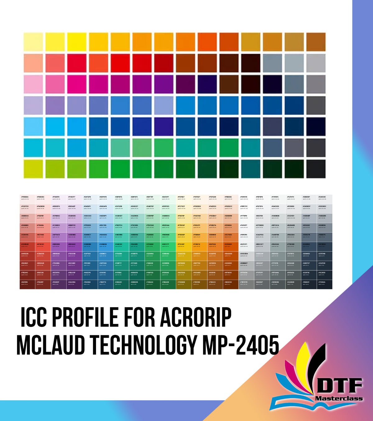 ICC Profile for AcroRIP 10.xx, Mclaud Technology MP-2405